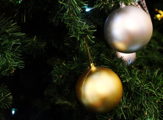 Photo close-up of christmas tree