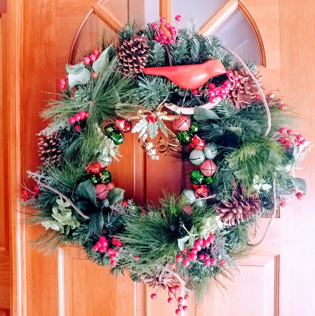 Close-up of christmas tree