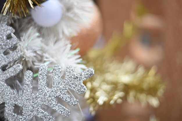 Photo close-up of christmas tree