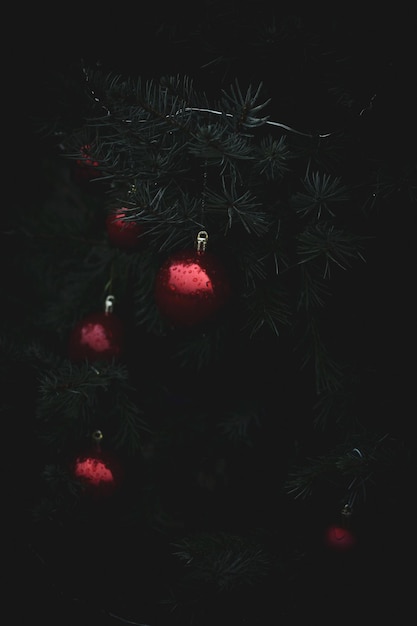 Photo close-up of christmas tree