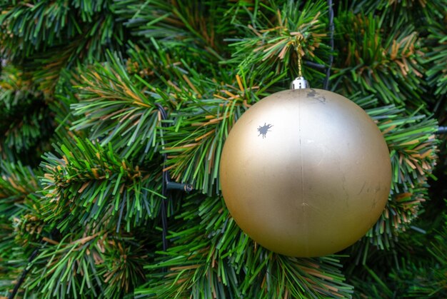 Foto close-up dell'albero di natale