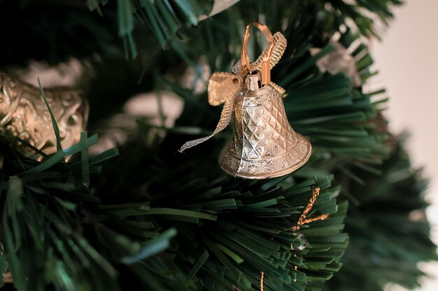 Photo close-up of christmas tree