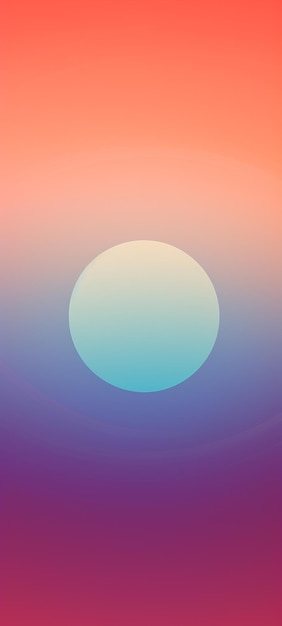 A close up of a circular object on a colorful background generative ai