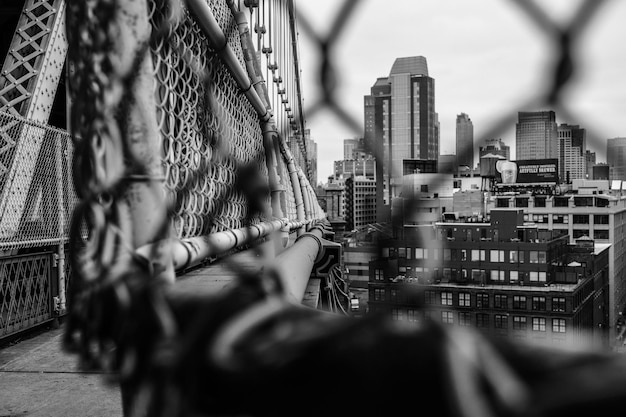 Foto close-up della città contro il cielo