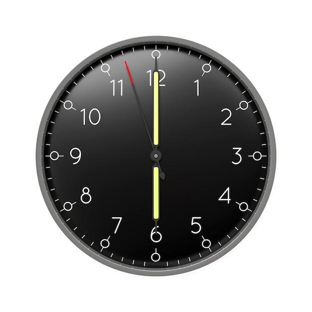 Close-up of clock against white background