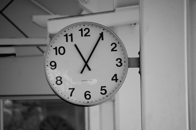 Close-up of clock