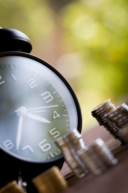 Foto prossimo piano dell'orologio