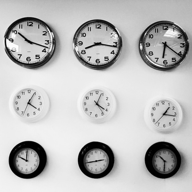 Photo close-up of clock