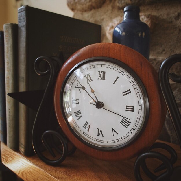 Photo close-up of clock