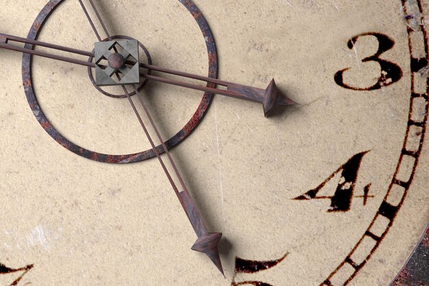 Photo close-up of clock