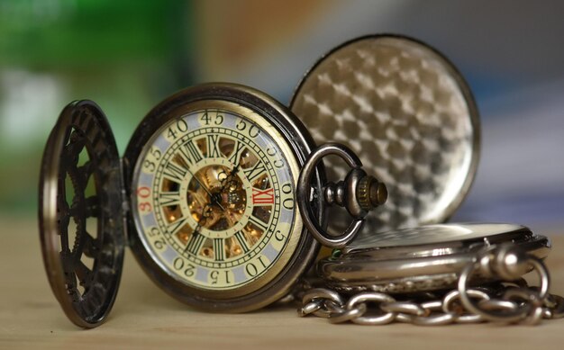 Close-up of clock