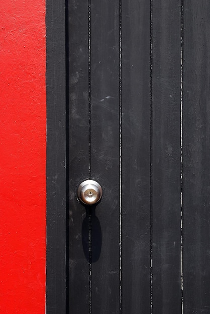 Close-up of closed door