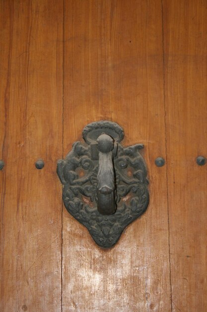 Close-up of closed door