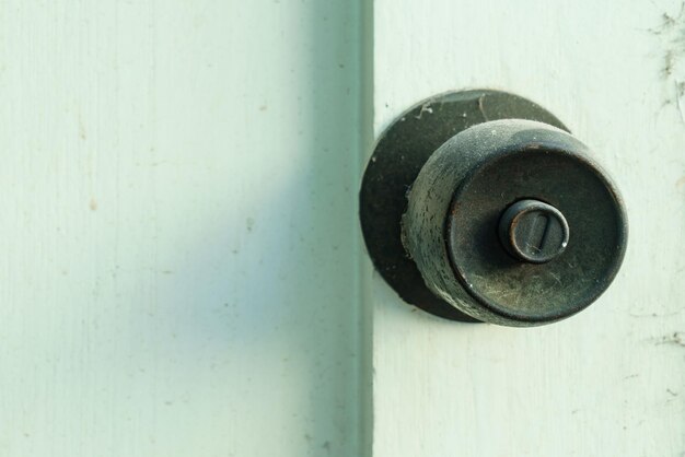 Close-up of closed door