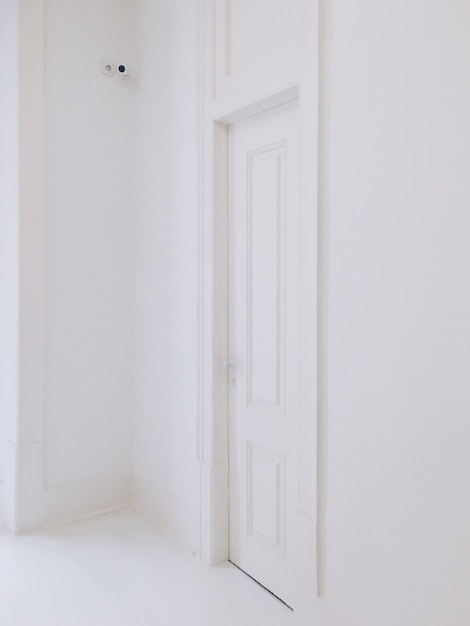 닫힌 문의 클로즈업