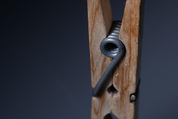 Close-up of a clothespin