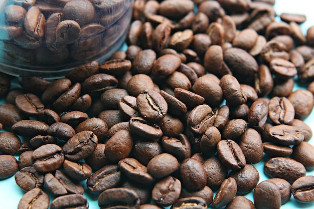 Photo close-up of coffee beans