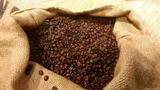 Close-up of coffee beans