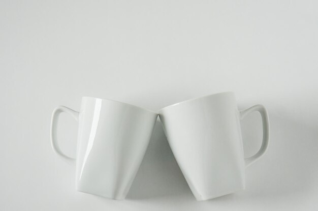 Photo close-up of coffee cup against white background