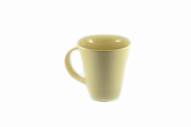 Photo close-up of coffee cup against white background