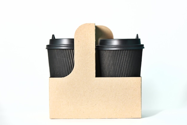 Close-up of coffee cup against white background