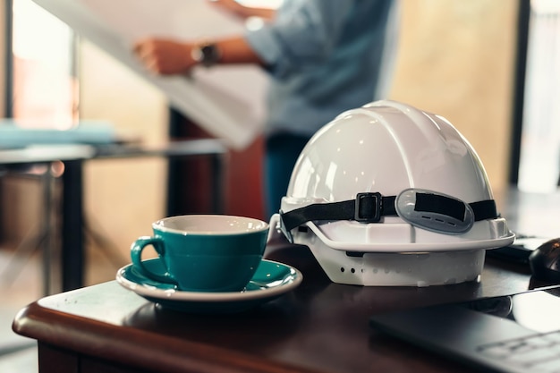 Photo close-up of coffee cup on table