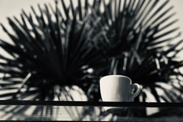 Photo close-up of coffee cup on table