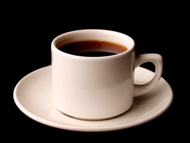 テーブルの上のコーヒーカップのクローズアップ