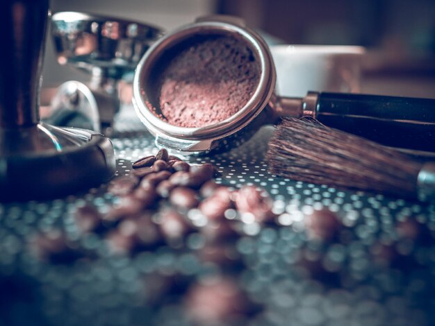 Photo close-up of coffee cup on table