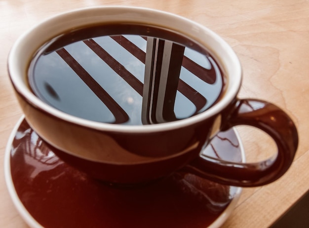 Close-up of coffee cup