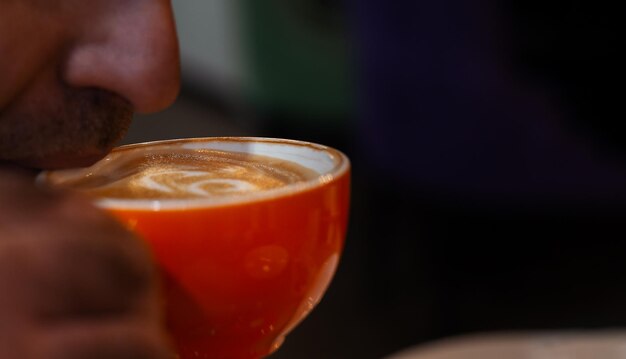 Close-up of coffee cup