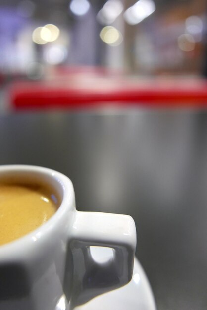 Photo close-up of coffee in cup