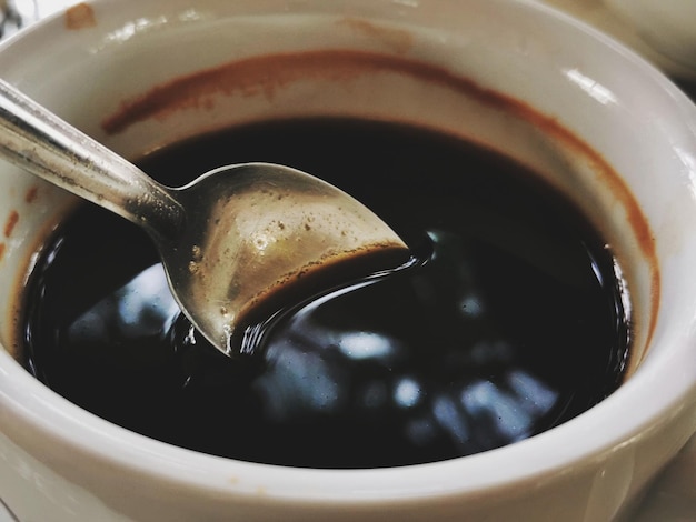 Photo close-up of coffee cup