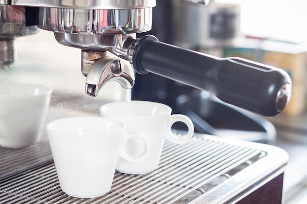 Photo close-up of coffee cups