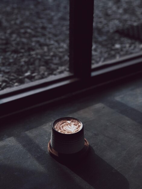 Photo close-up of coffee on table