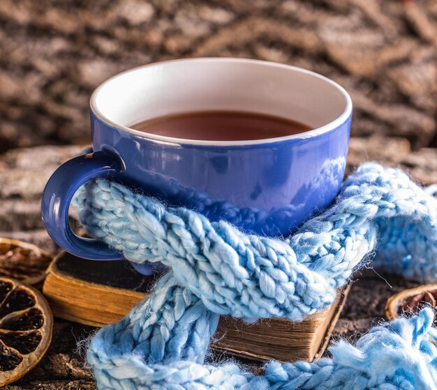 Foto prossimo piano del caffè sul tavolo