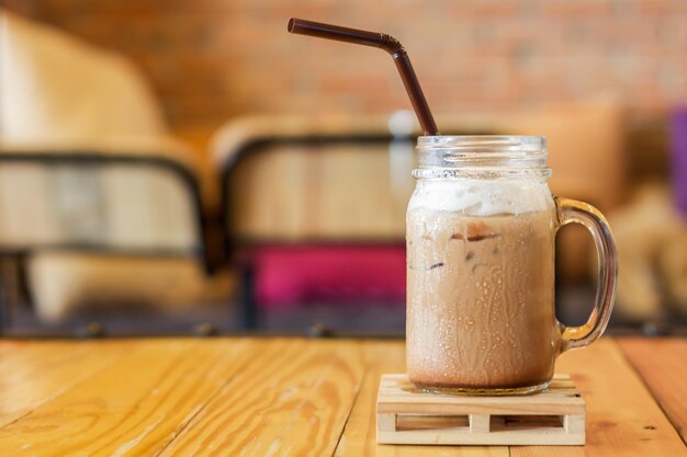 Close-up of coffee on table