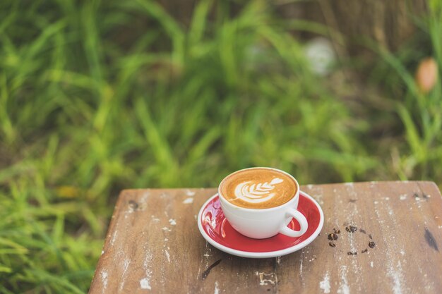 Close-up of coffee on table