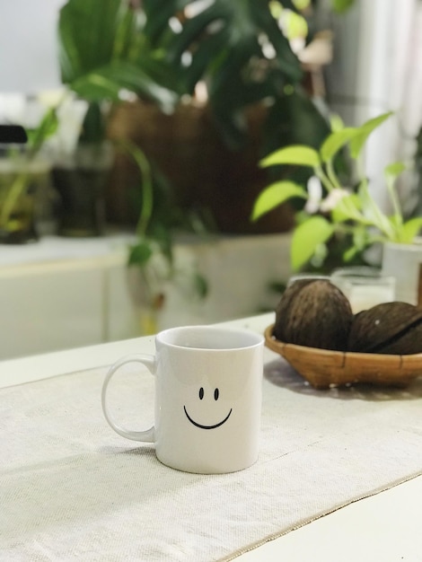 Photo close-up of coffee on table