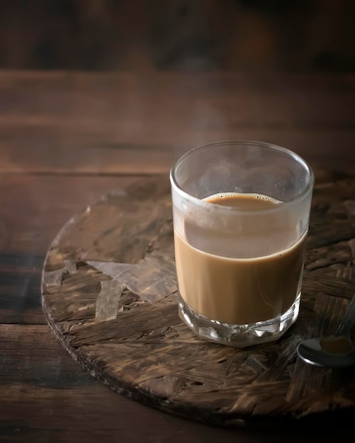 テーブルの上のコーヒーのクローズアップ