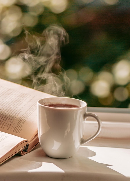 close-up of coffee on table