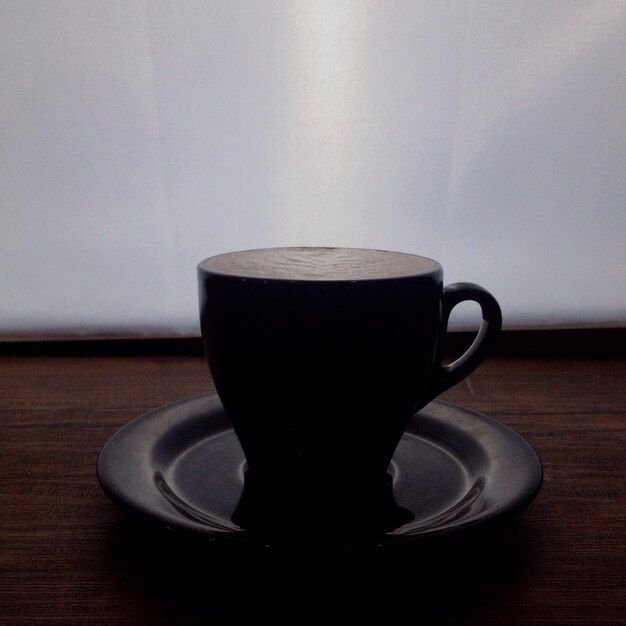 Close-up of coffee on table