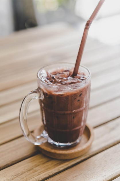 Foto prossimo piano del caffè sul tavolo