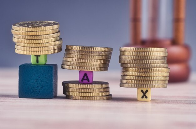 Close-up of coins on table