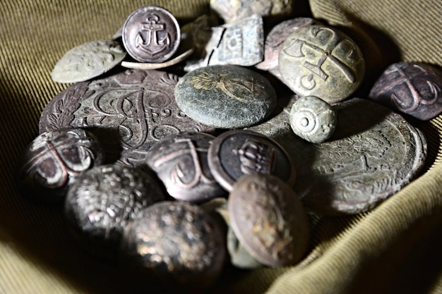 Photo close-up of coins