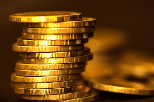 Close-up of coins