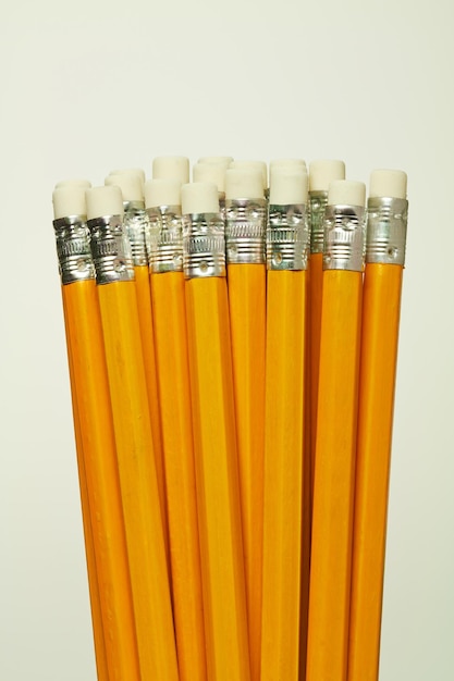 Foto close-up di matite colorate