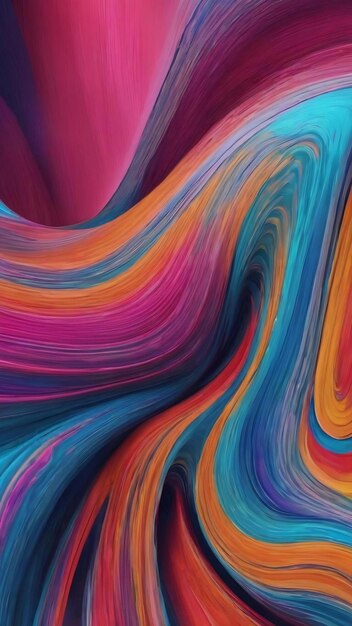 A close up of a colorful abstract background with a curved design generative ai