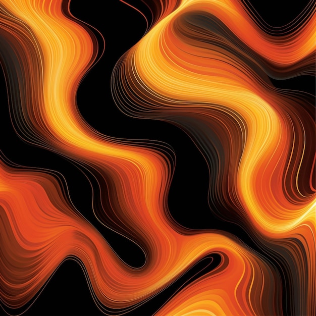 A close up of a colorful abstract design with a black background generative ai