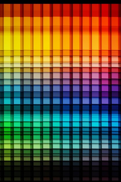 A close up of a colorful background with a black background generative ai